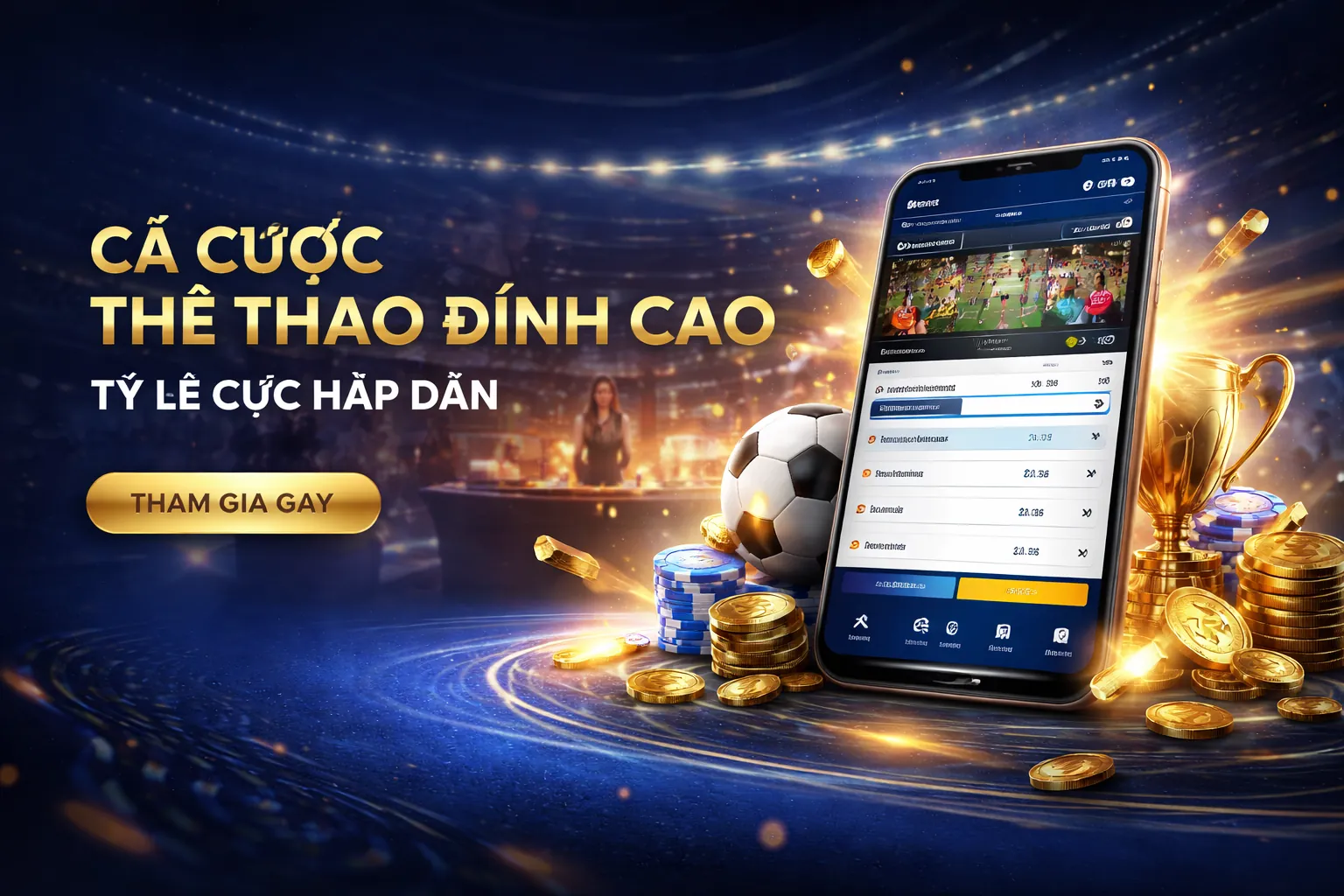 Sân vận động thể thao sôi động, cá cược f186